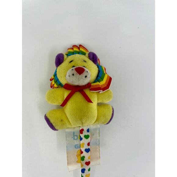 Vintage Baby Ganz Rainbow Lion Pacifier Holder Binky Clip - Picture 2 of 4
